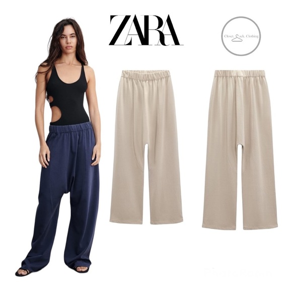 Zara Pants - Zara Baggy Pants Size Small